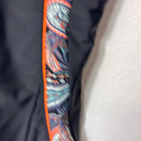 OCEAN BLUES ONE PIECE WOMEN SWIMSUIT BLACK LEAF PRINT SIZE XL BRAND NEW WITH TAG - Picture 5 of 5